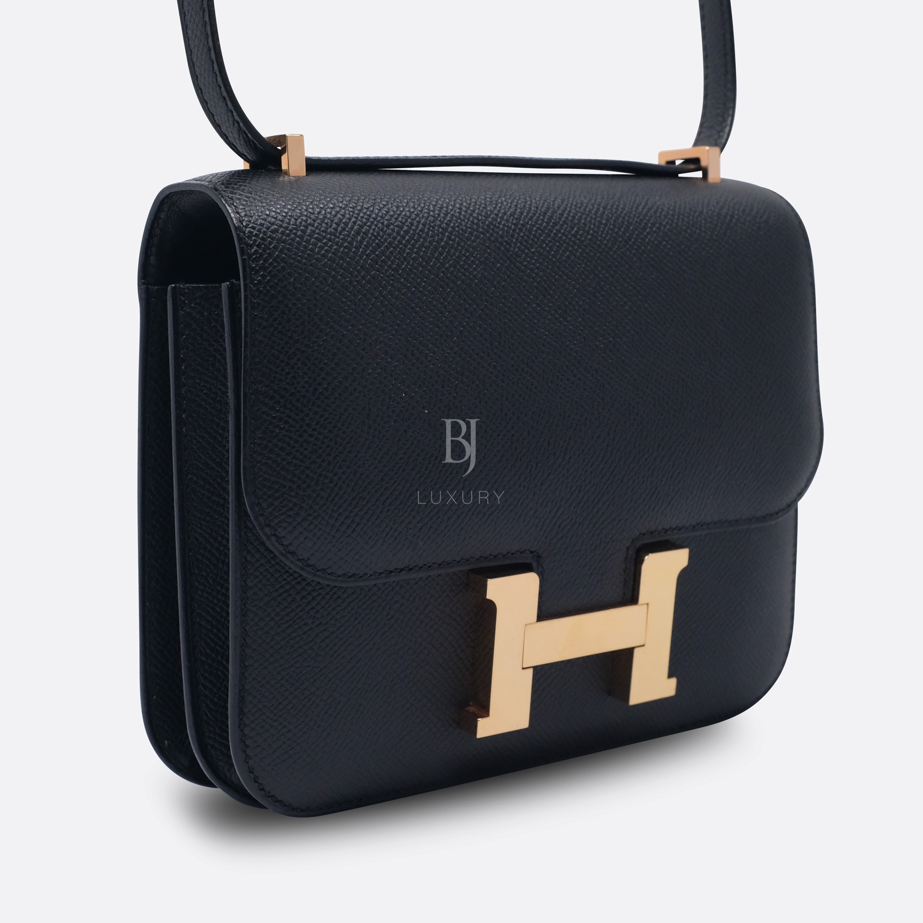 HERMES CONSTANCE 18 BLACK EPSOM