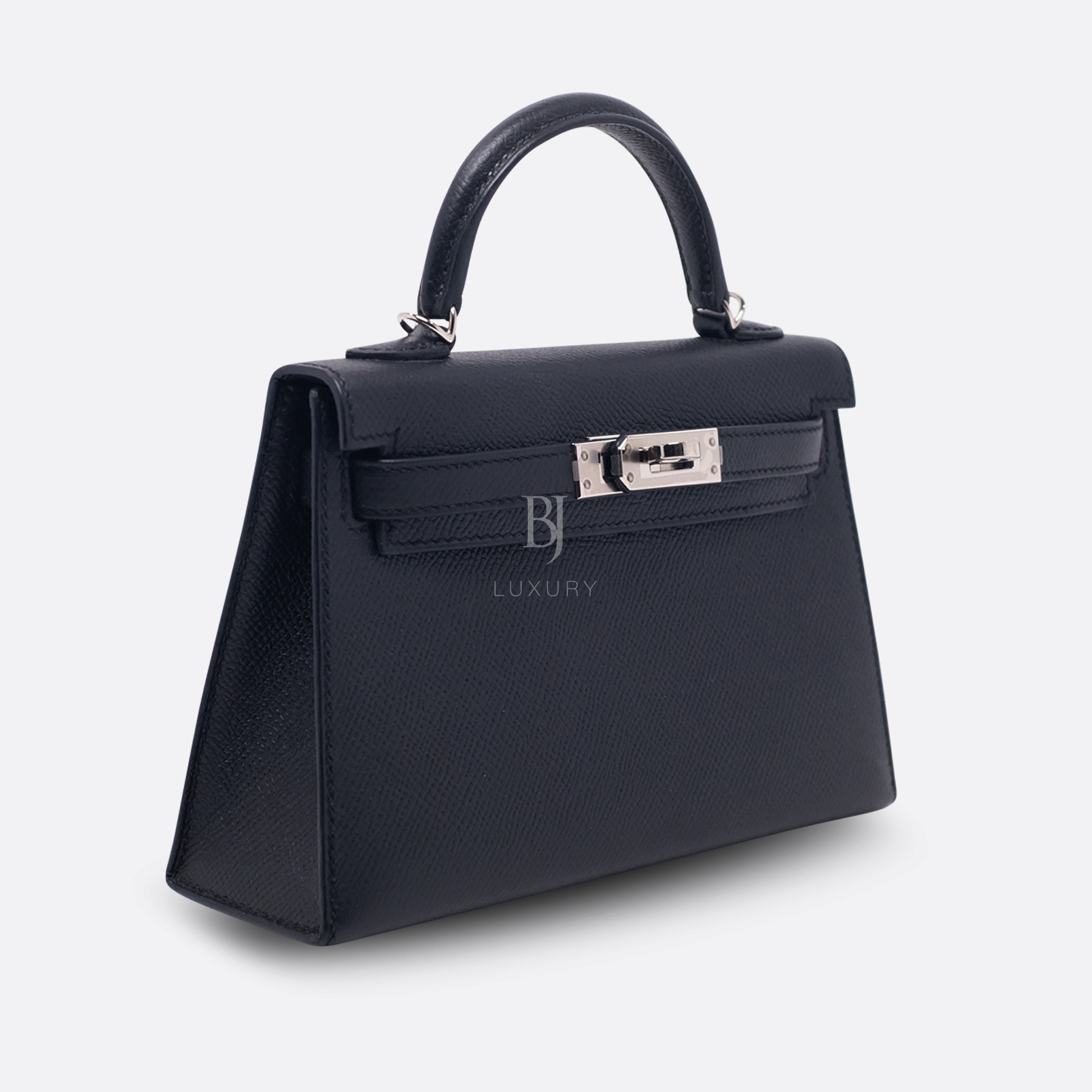 HERMES KELLY SELLIER 20 BLACK EPSOM