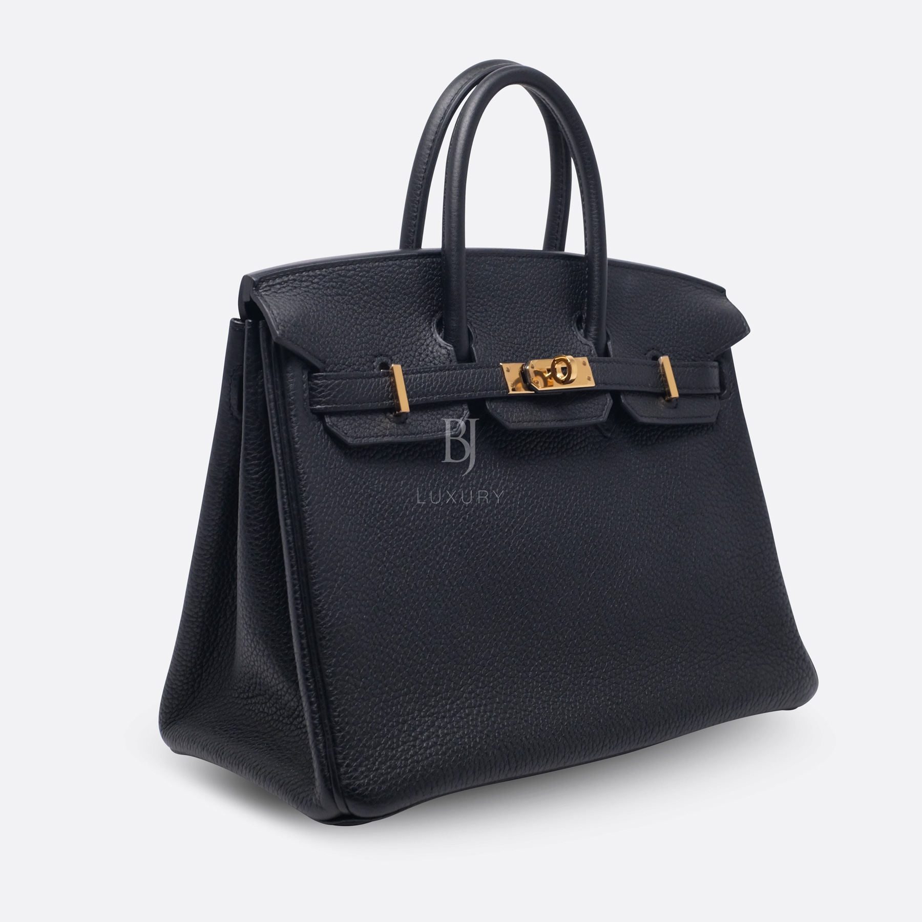 HERMES BIRKIN 25 BLACK TOGO