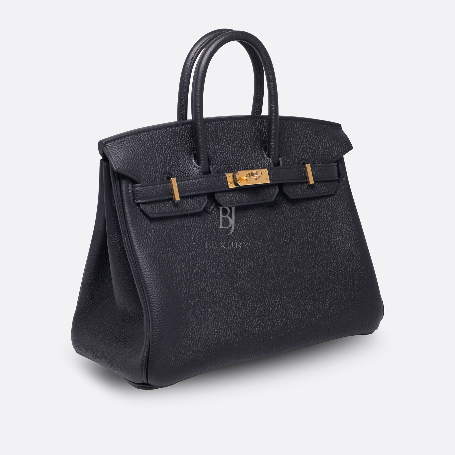 HERMES BIRKIN 25 BLACK TOGO