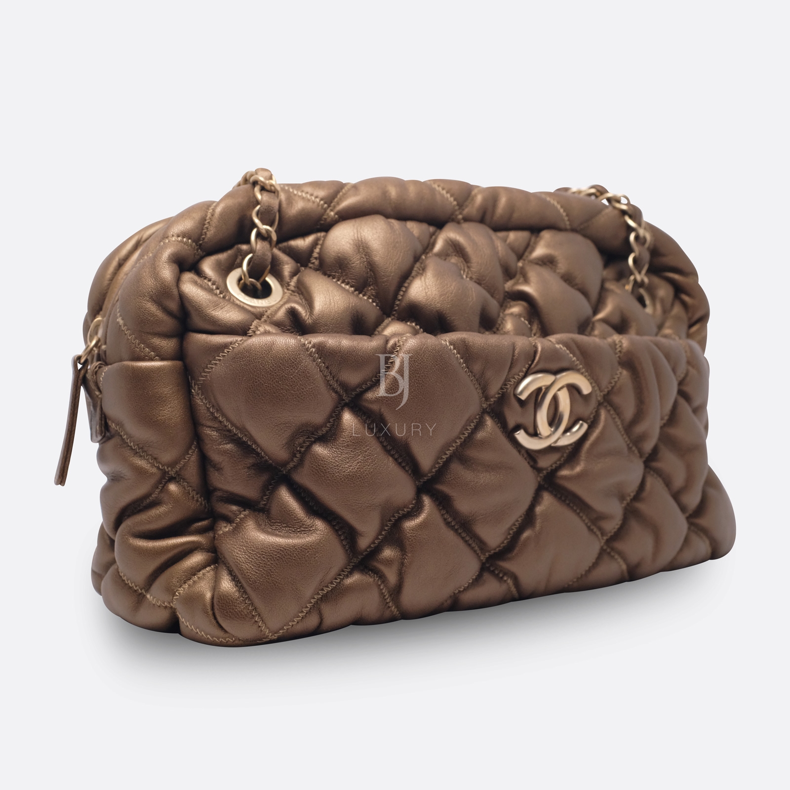 CHANEL TOTE MEDIUM BRONZE LAMBSKIN