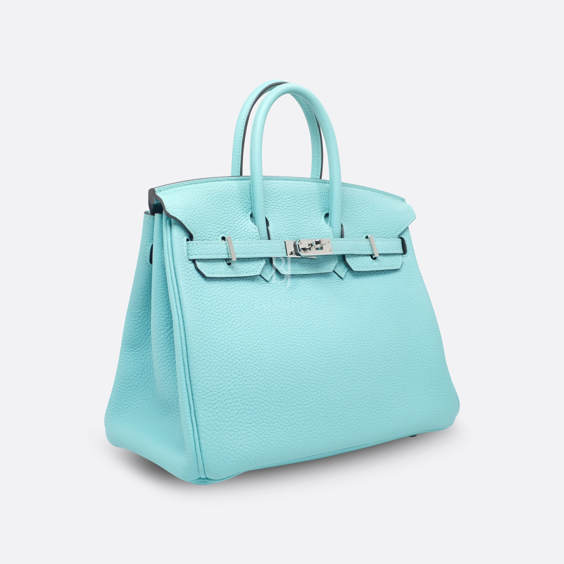 HERMES BIRKIN 25 BLEU ATOLL TOGO