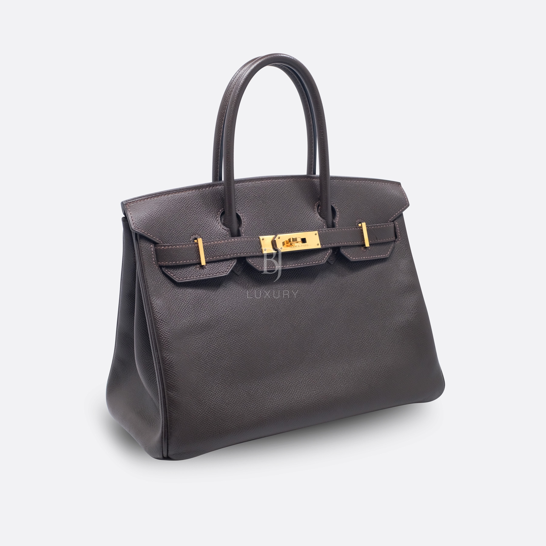 HERMES BIRKIN 30 BROWN COURCHEVEL