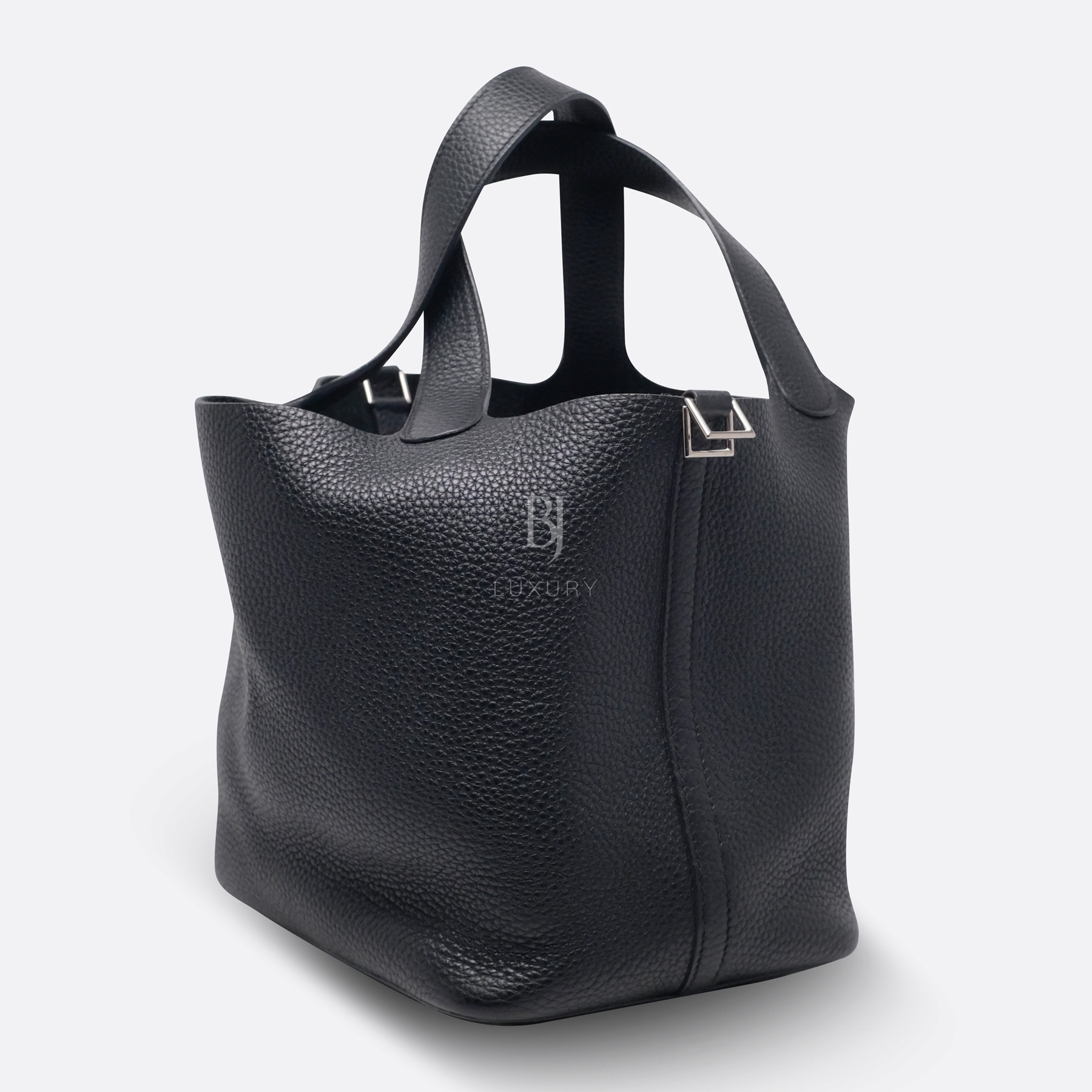 HERMES PICOTIN 22 BLACK CLEMENCE
