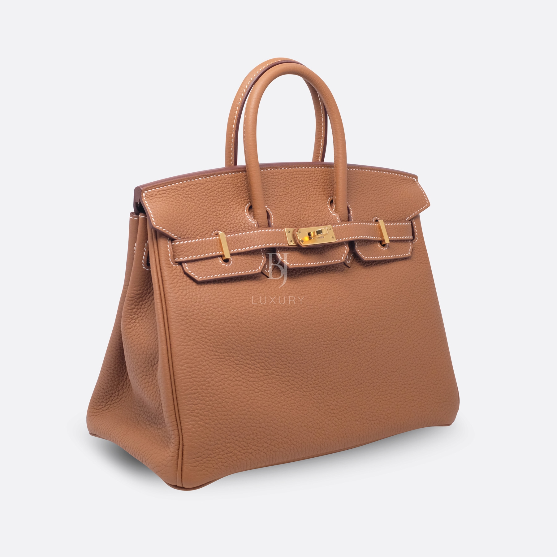 HERMES BIRKIN 25 GOLD TOGO