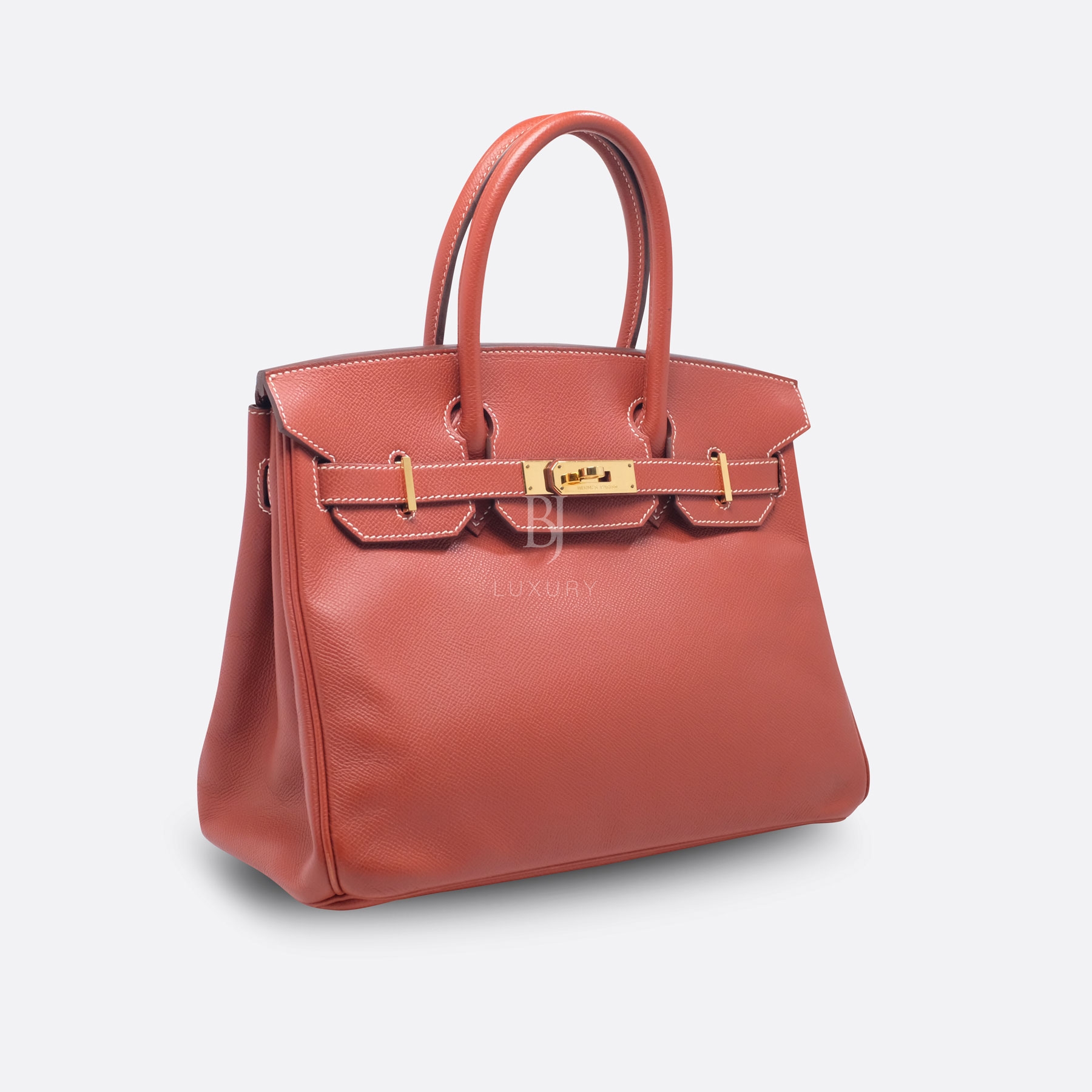 HERMES BIRKIN 30 BRIQUE EPSOM