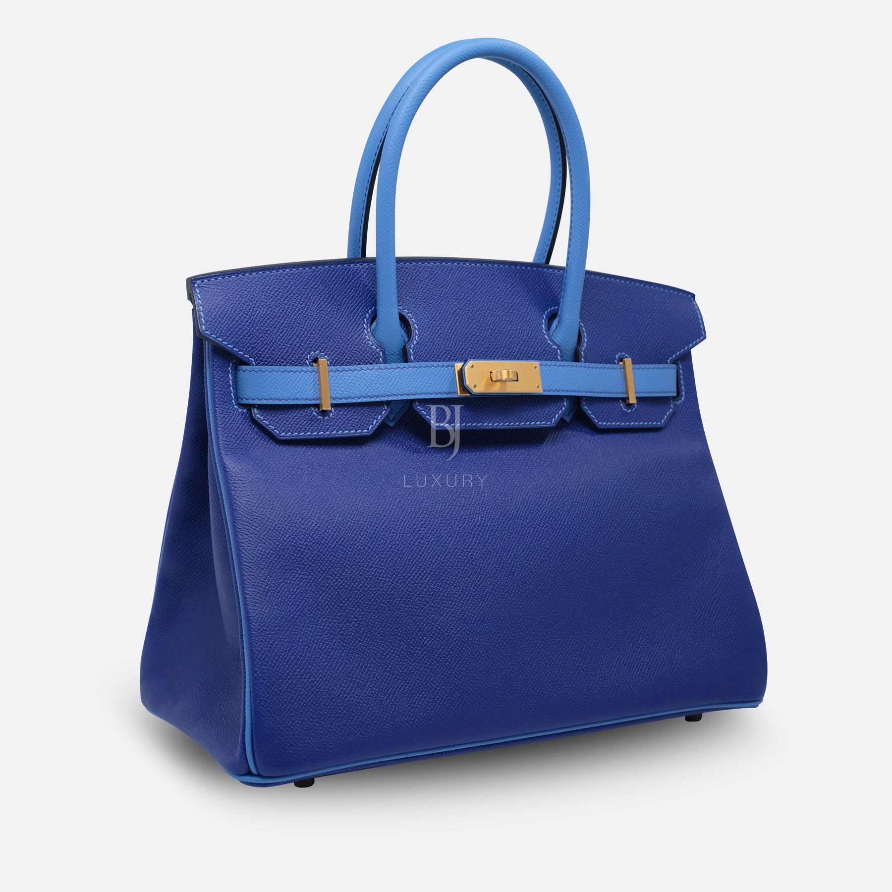 HERMES BIRKIN HSS 30 BLEU ELECTRIQUE EPSOM