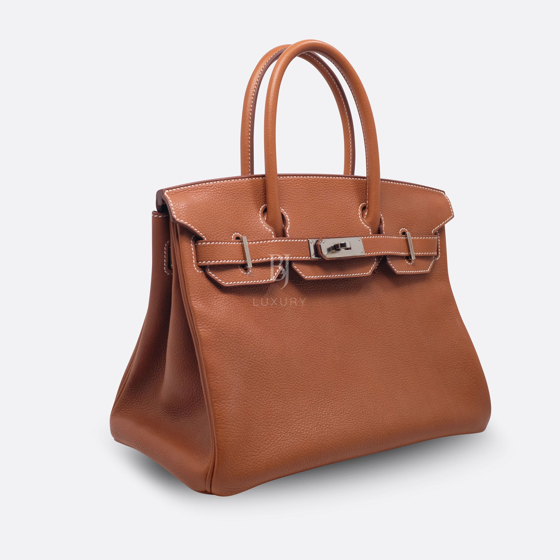 HERMES BIRKIN 30 FAUVE BARENIA FAUBOURG