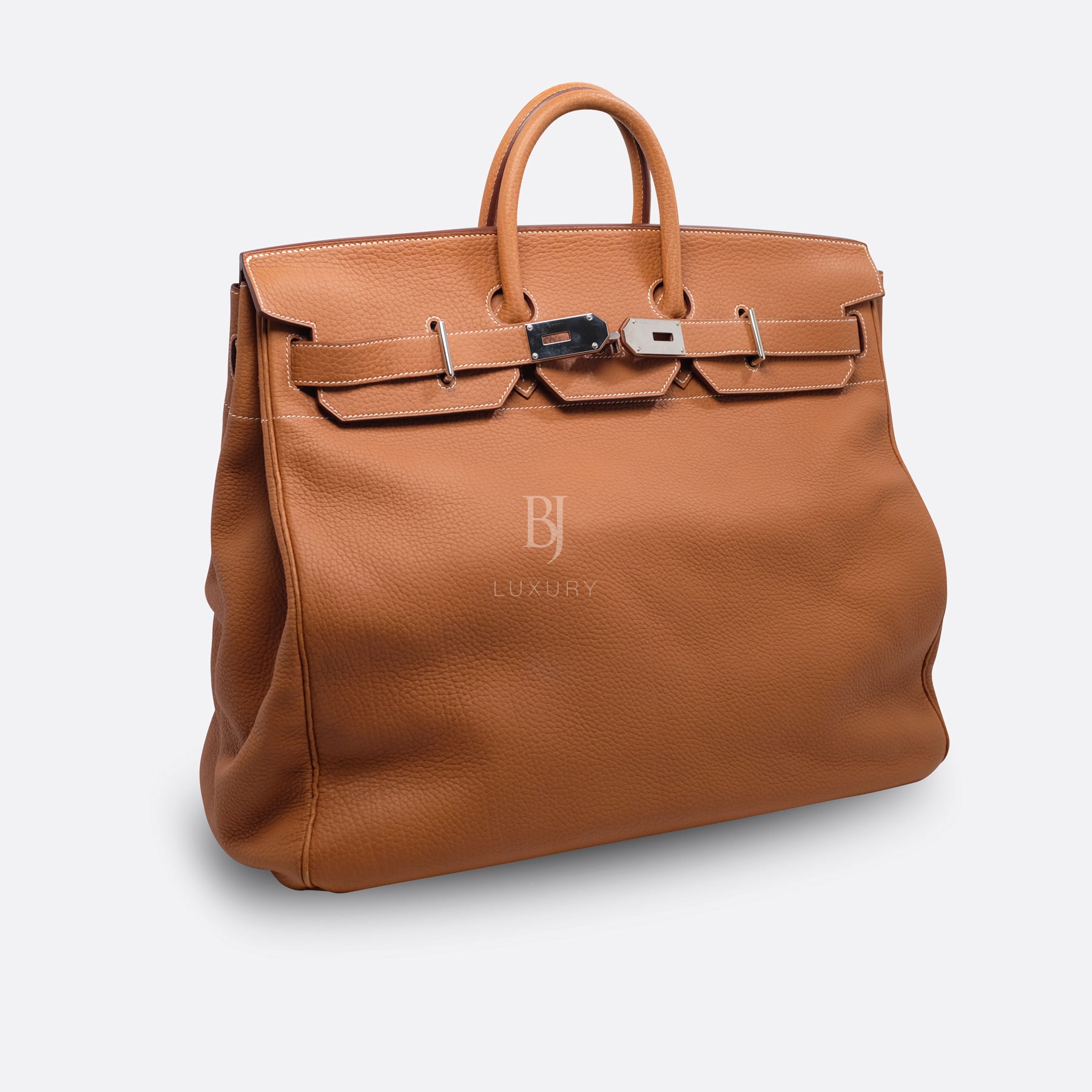 HERMES HAC HAUT A COURROIES 50 GOLD FJORD