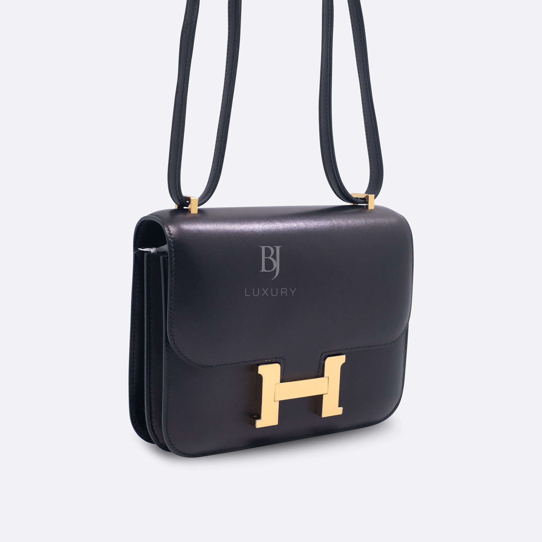 HERMES CONSTANCE 18 BLACK EVERCALF