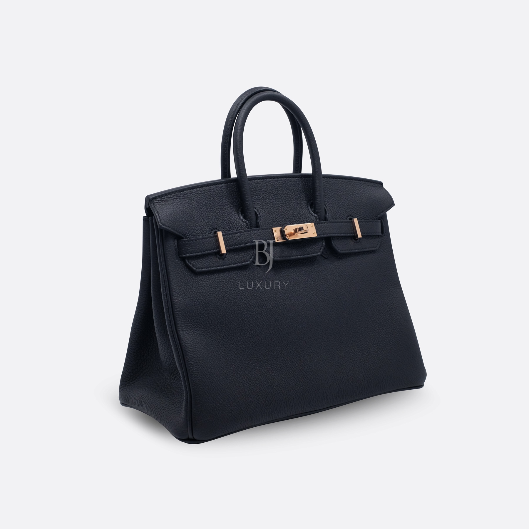 HERMES BIRKIN 25 BLACK TOGO