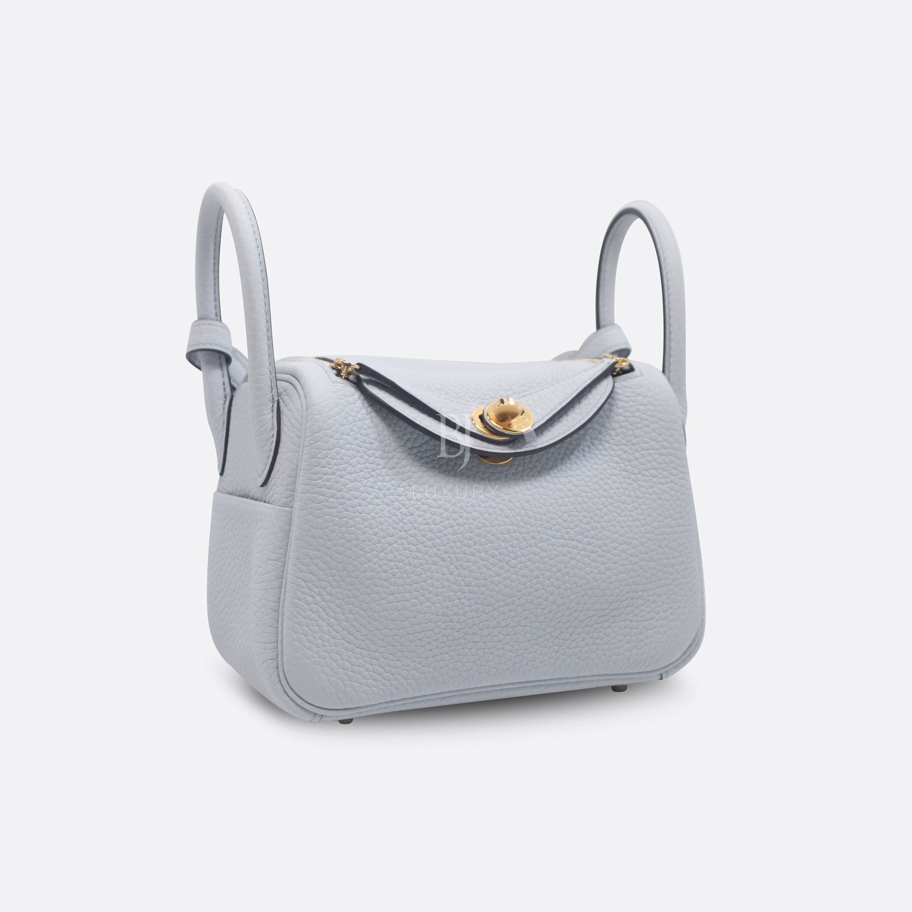 HERMES LINDY MINI BLEU PALE CLEMENCE