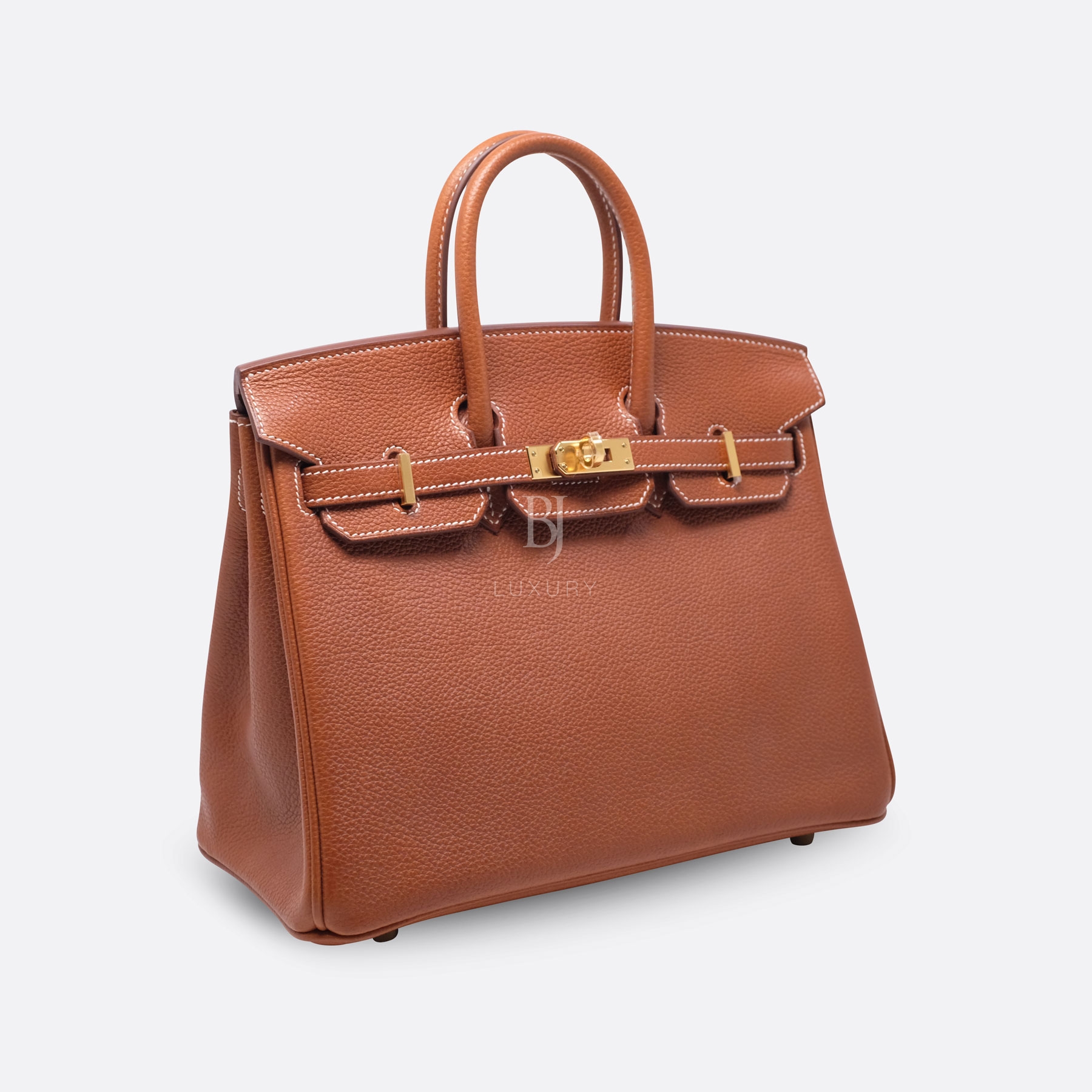 HERMES BIRKIN 25 FAUVE BARENIA FAUBOURG