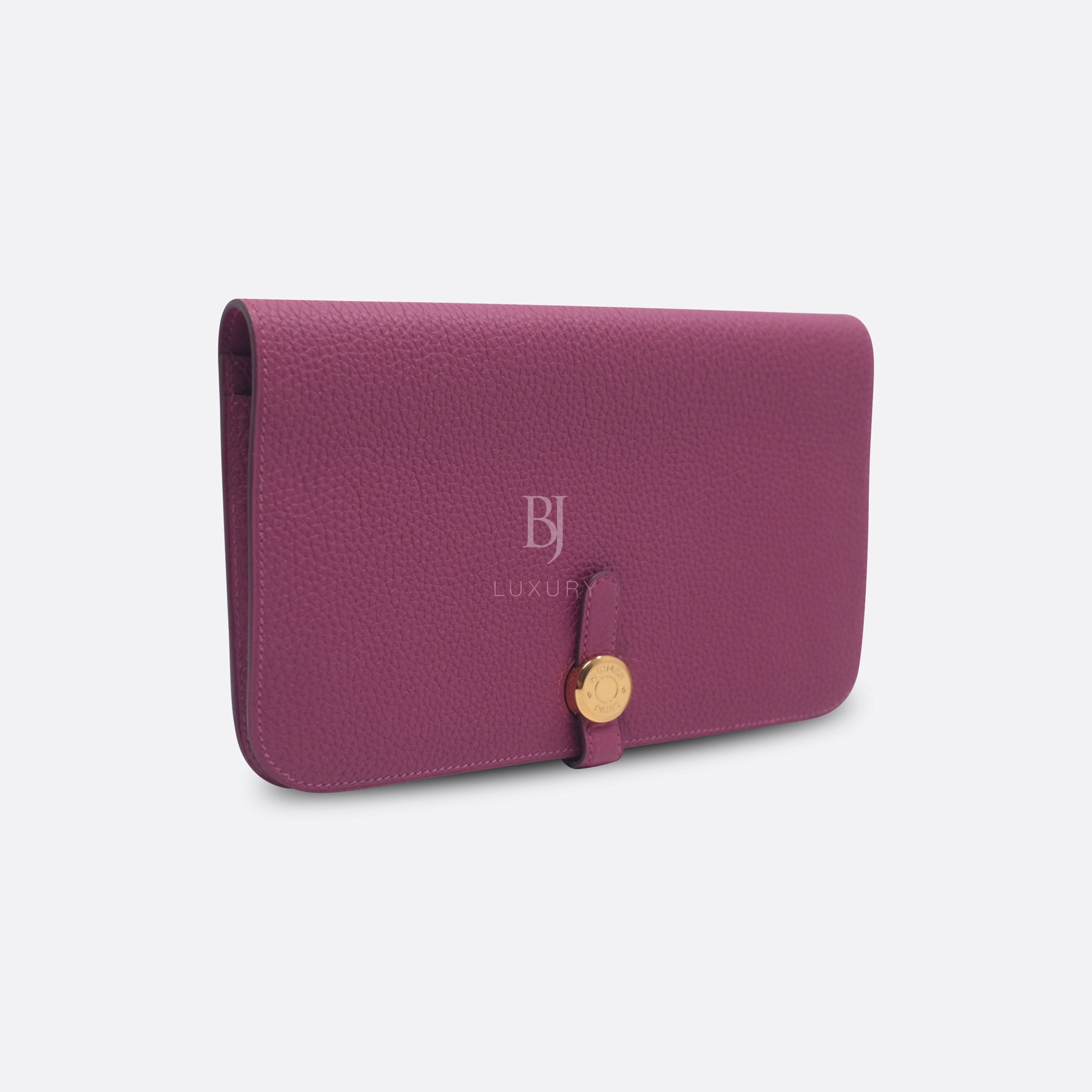 HERMES DOGON DUO PORTEFEUILLE LONG CLUTCH TOSCA TOGO