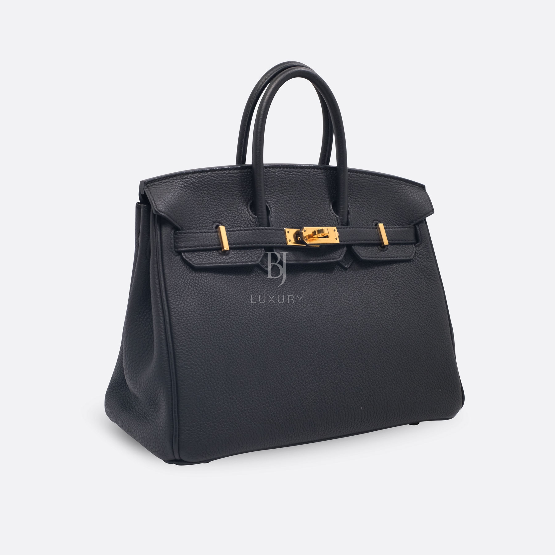 HERMES BIRKIN 25 BLACK TOGO
