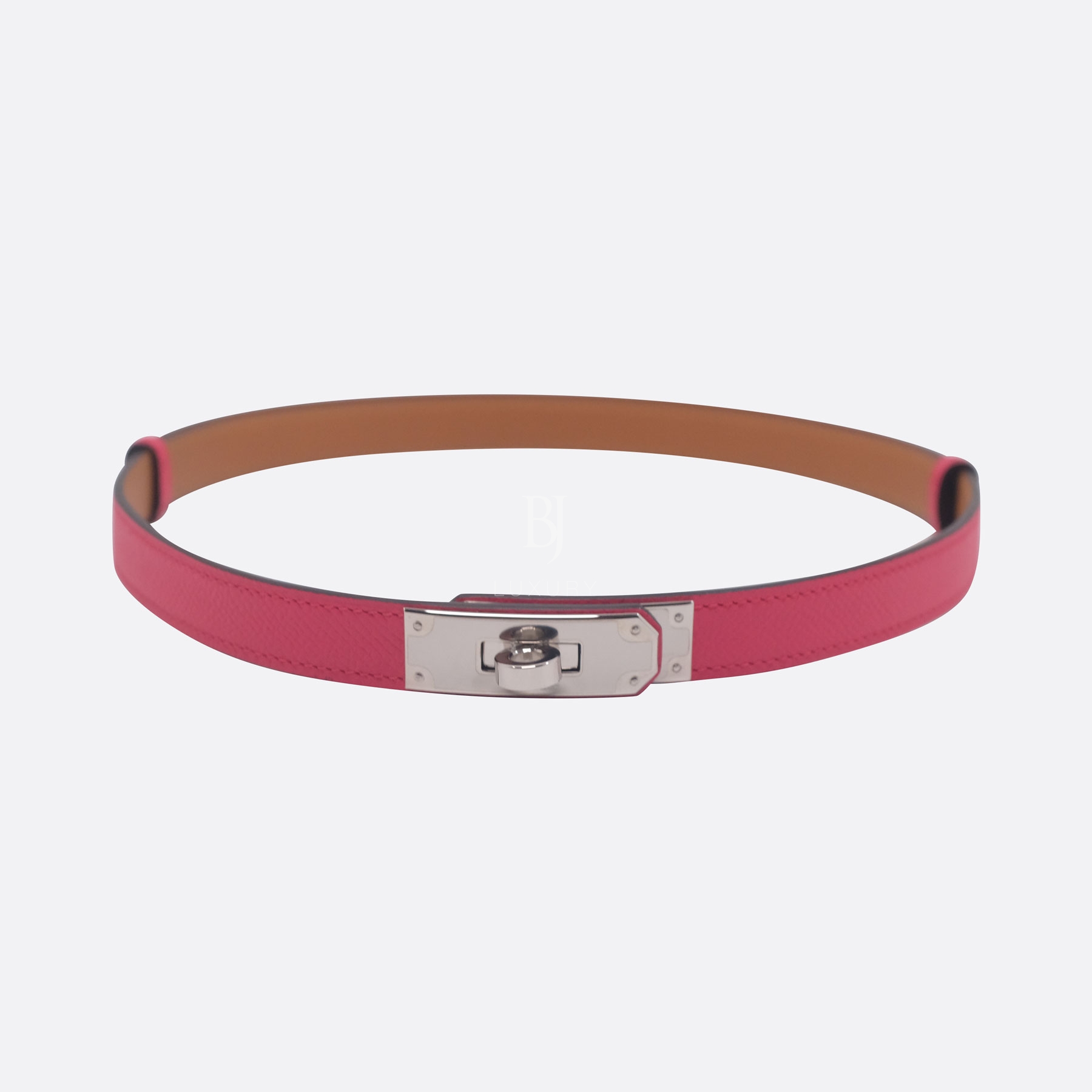 HERMES KELLY BELT ROSE EXTREME EPSOM