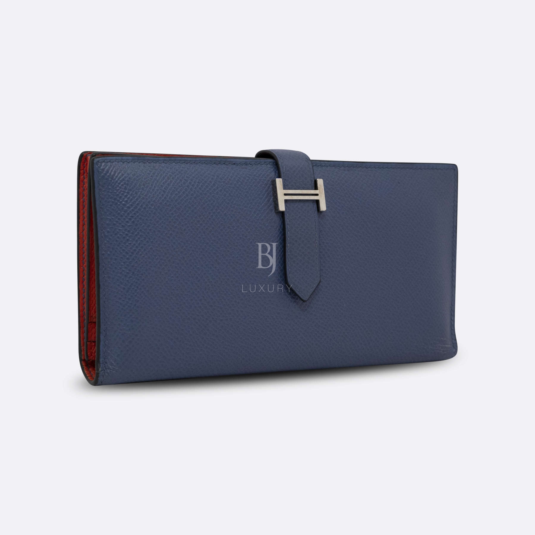 HERMES BEARN WALLET BLEU BRIGHTON EPSOM