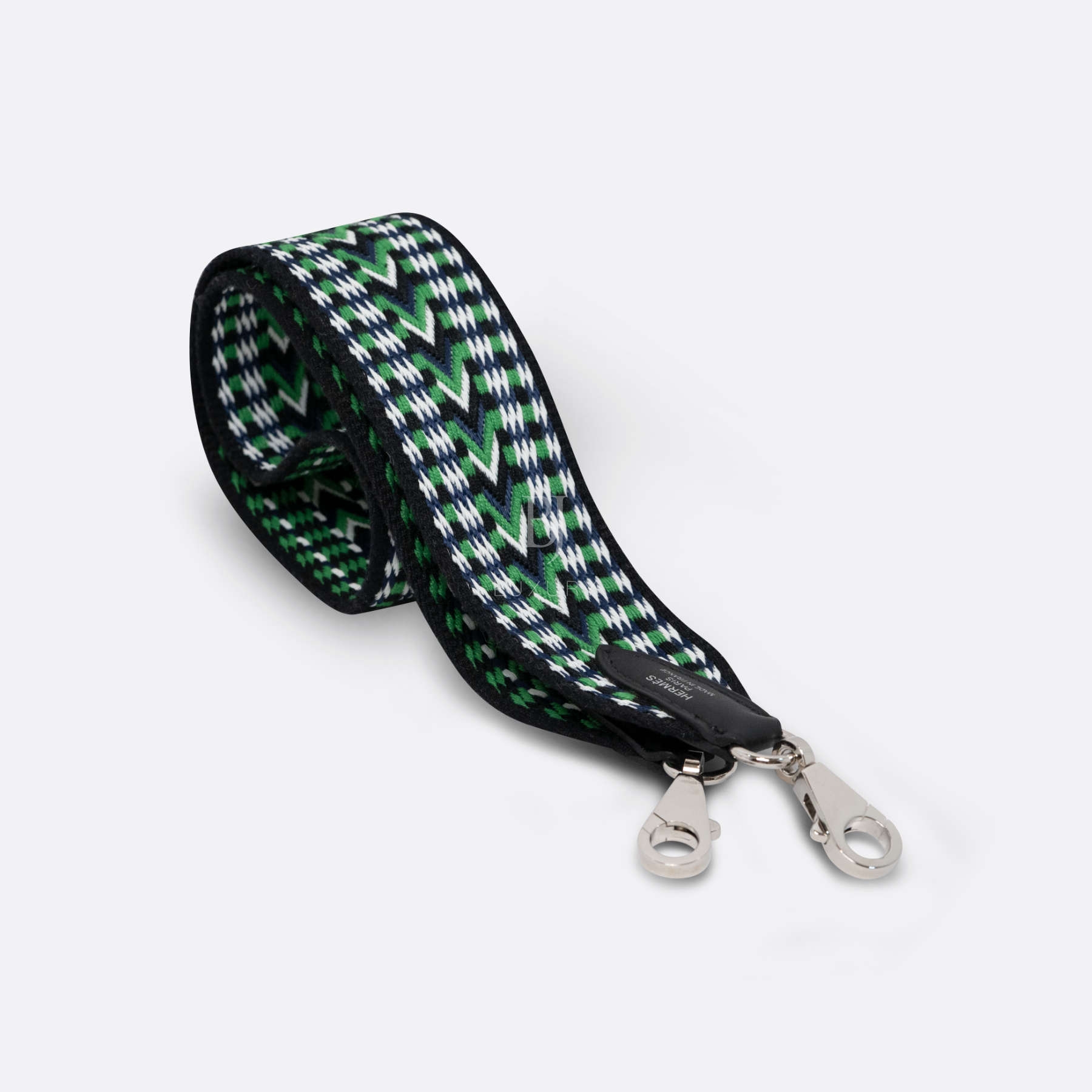 HERMES STRAP 70CM BLACK CANVAS