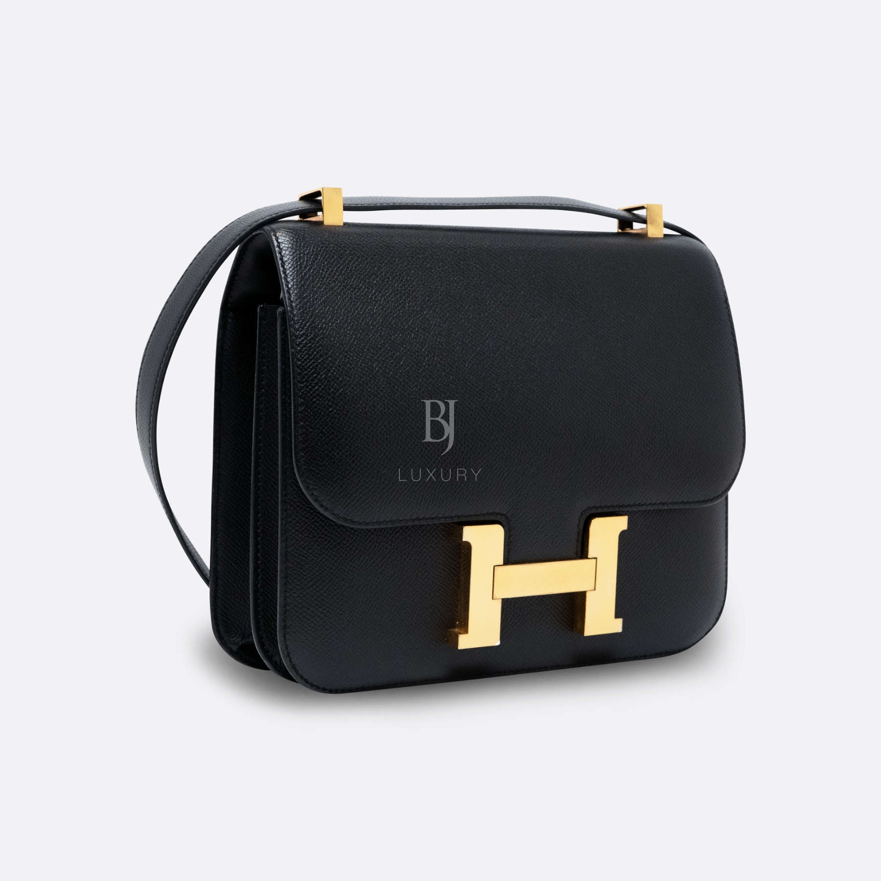 HERMES CONSTANCE 24 BLACK EPSOM