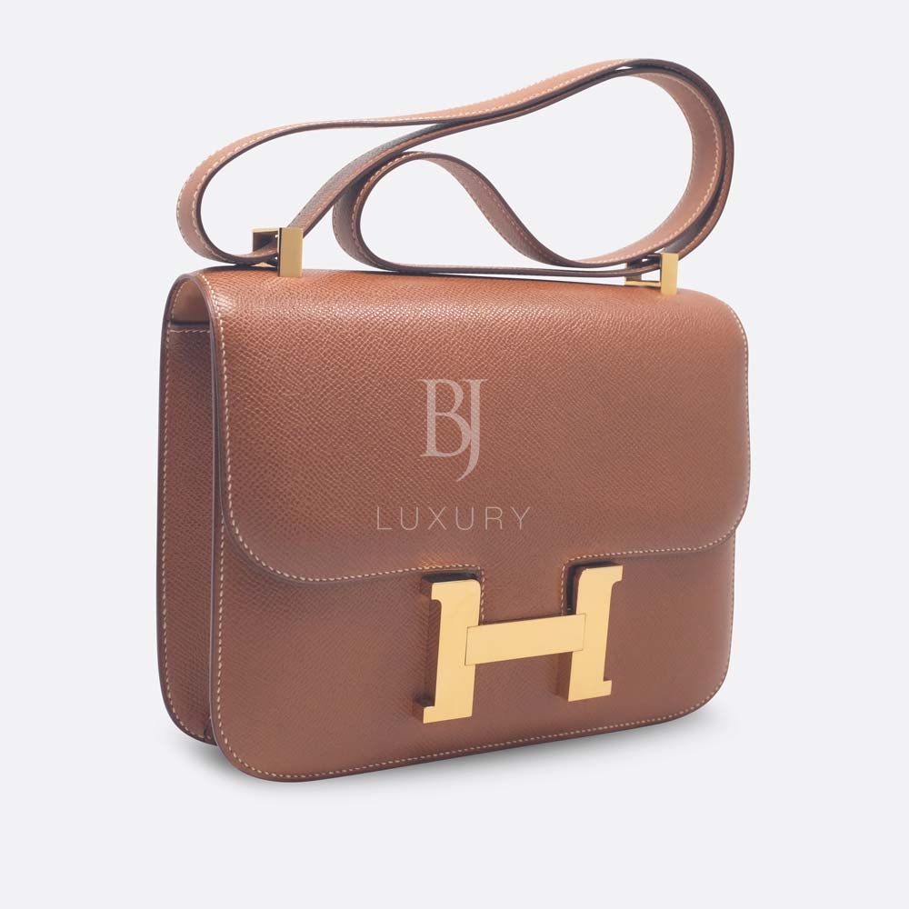 HERMES CONSTANCE 23 GOLD COURCHEVEL