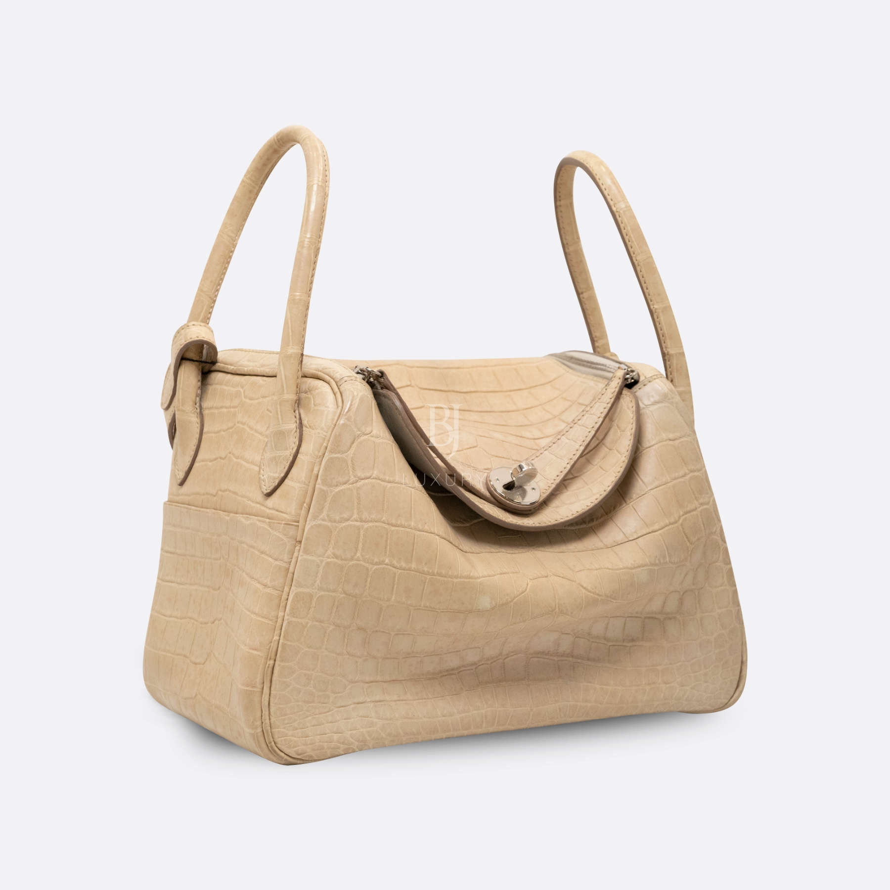 HERMES LINDY 26 BETON NILO CROCODILE