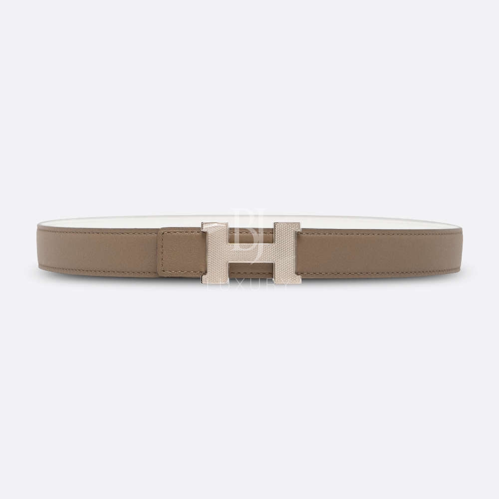 HERMES BELT REVERSIBLE 70CM ETOUPE EPSOM, SWIFT