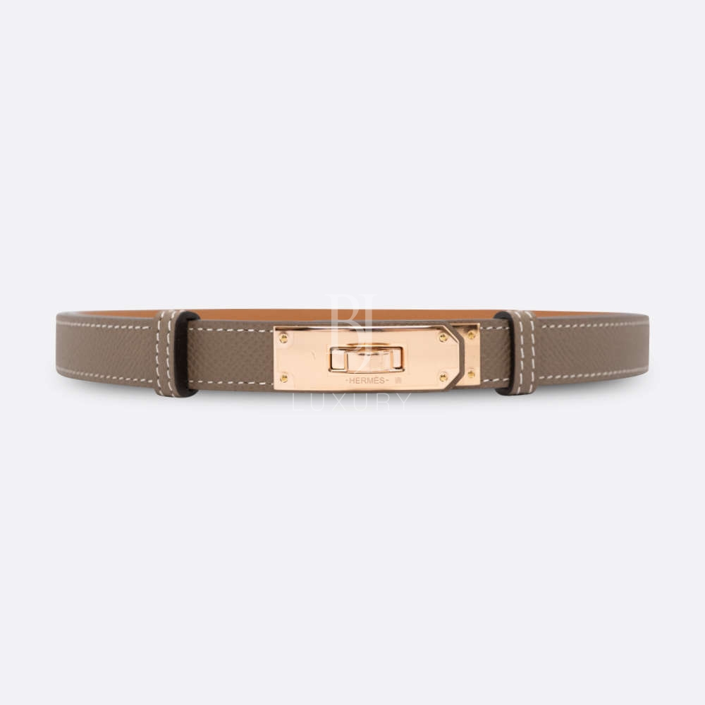 HERMES KELLY BELT ETOUPE EPSOM