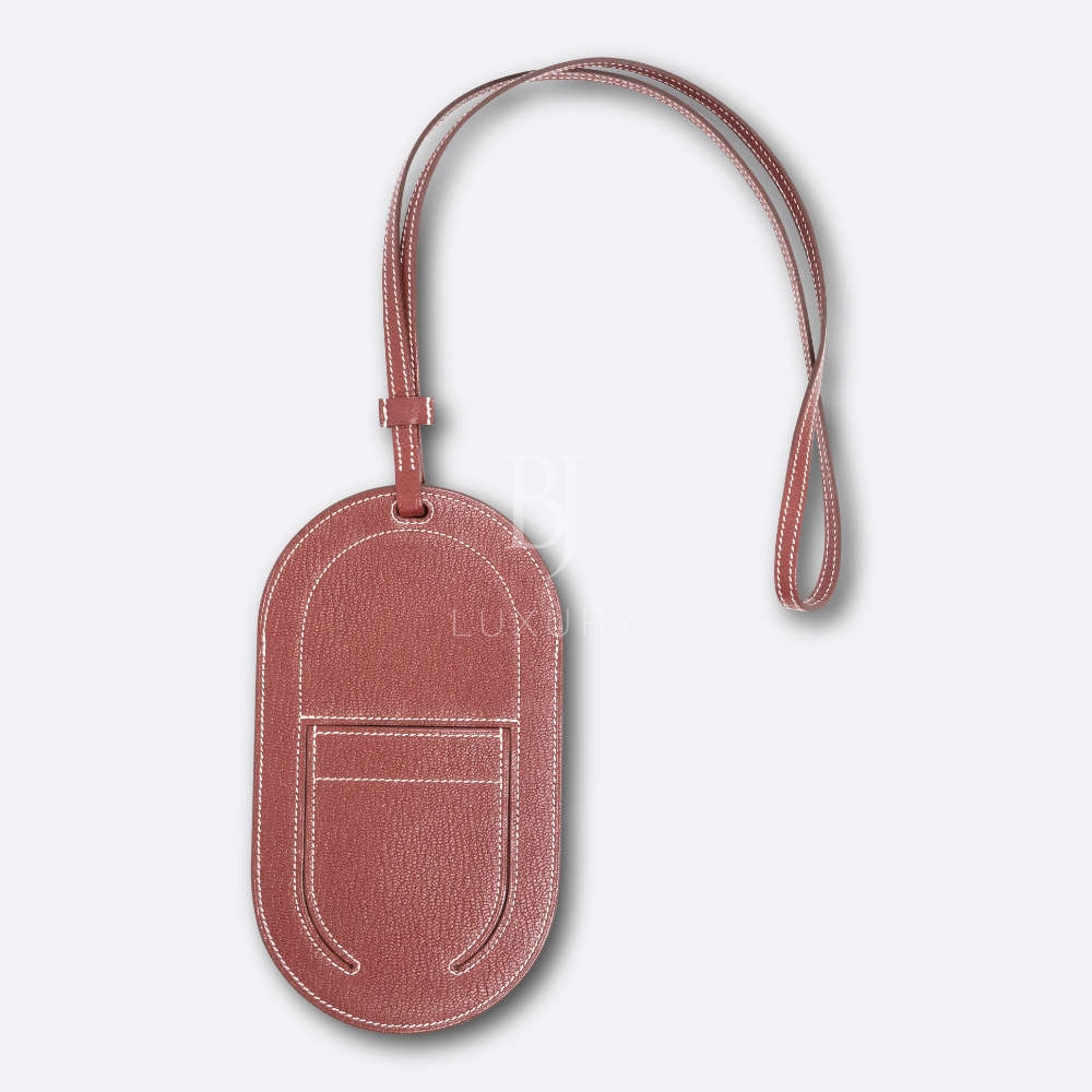 HERMES TELEPHONE IN THE LOOP TO GO COVER PM ROUGE H CHEVRE