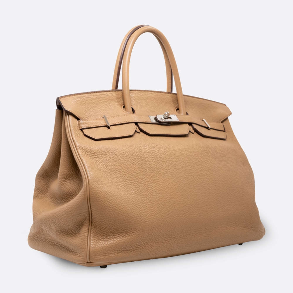 HERMES BIRKIN 40 TABAC CAMEL CLEMENCE