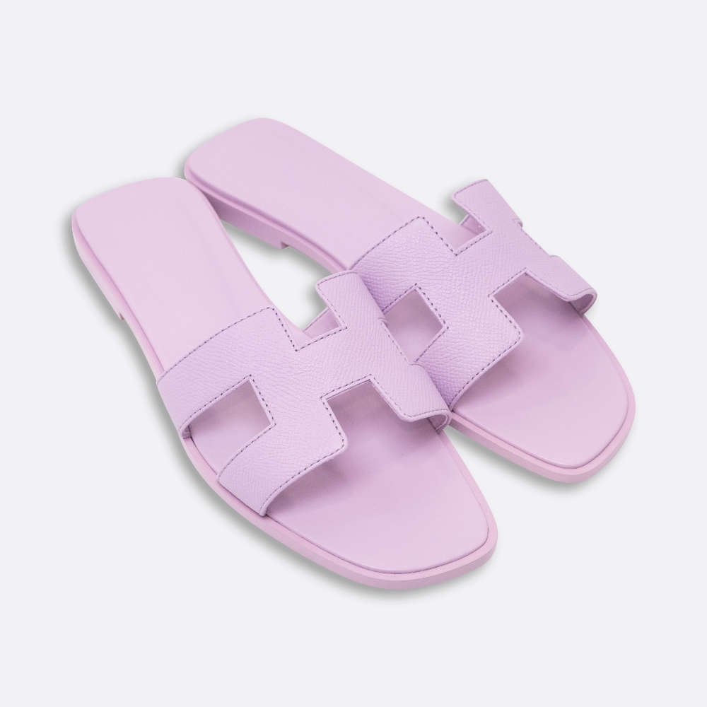 HERMES ORAN EU 38.5 VIOLET EPSOM