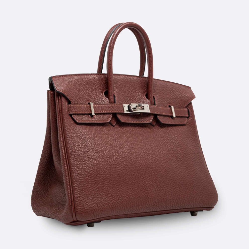 HERMES BIRKIN 25 ROUGE H TOGO