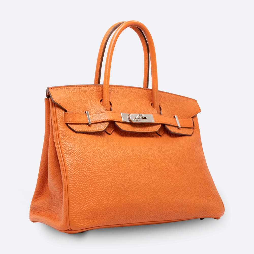 HERMES BIRKIN 30 ORANGE TOGO