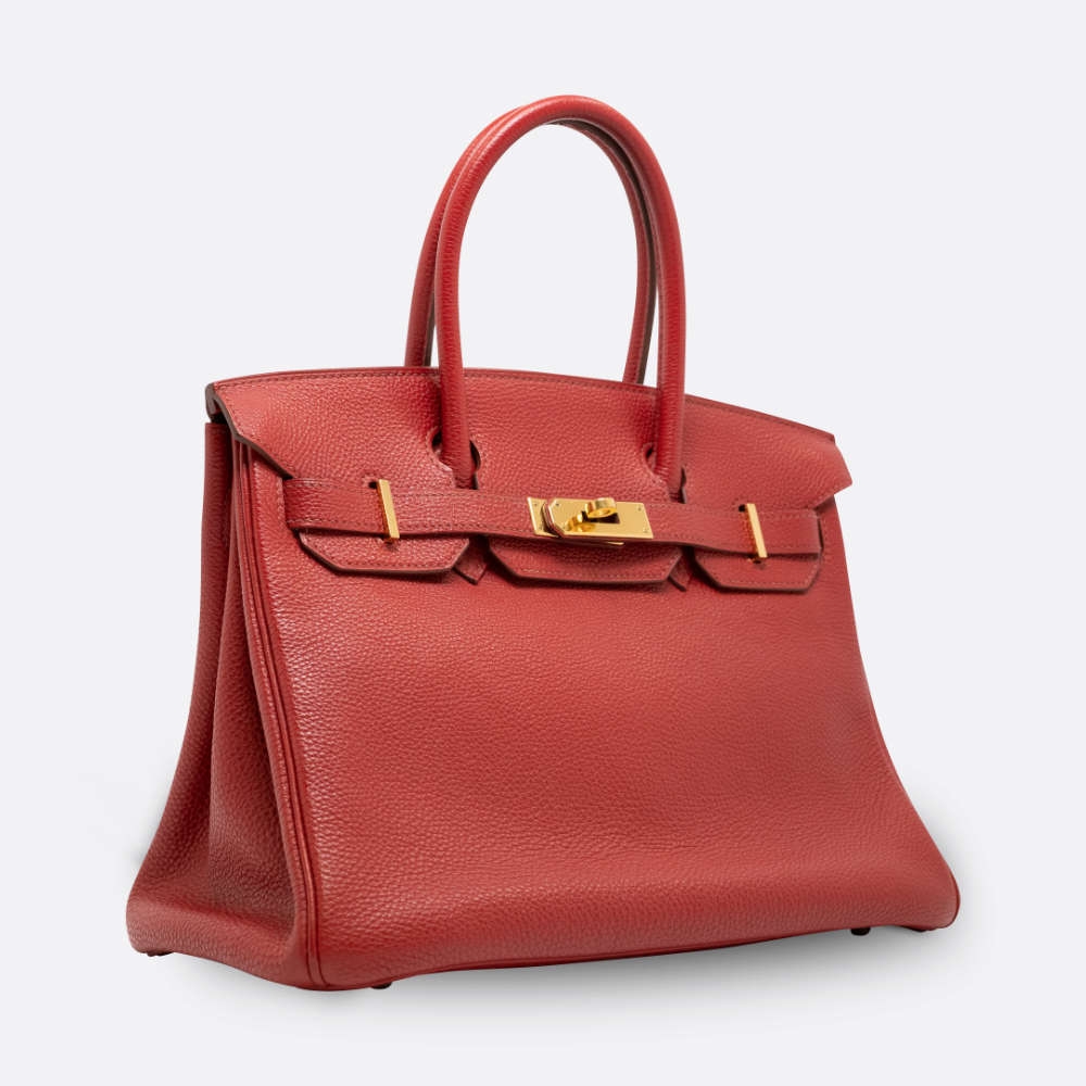 HERMES BIRKIN 30 ROUGE TOGO
