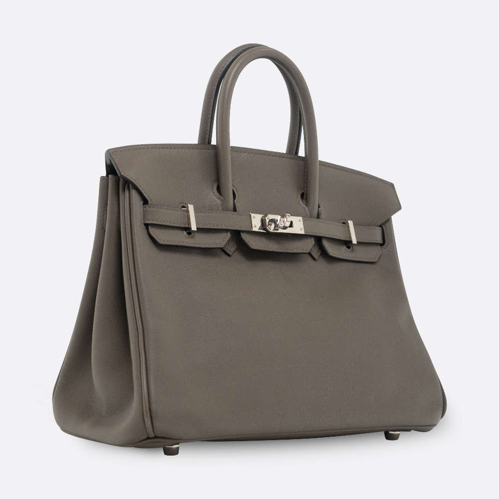 HERMES BIRKIN 25 ETAIN SWIFT