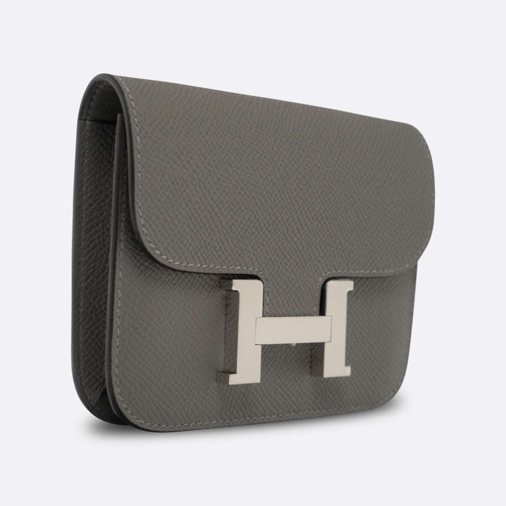 HERMES CONSTANCE SLIM GRIS MEYER EPSOM