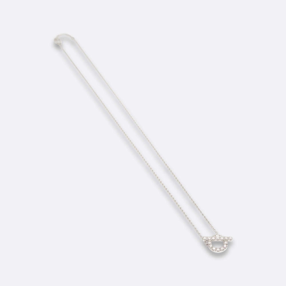 HERMES NECKLACE 18K WHITE GOLD