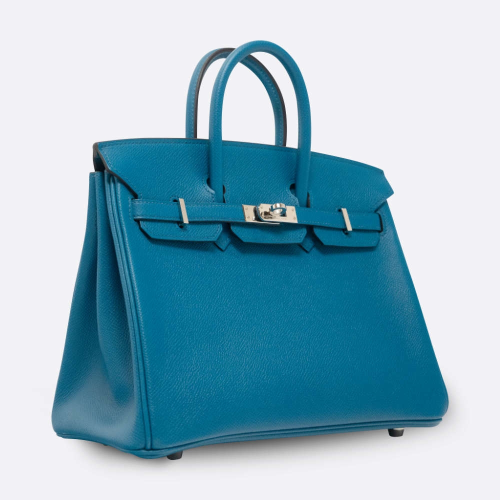 HERMES BIRKIN 25 BLEU IZMIR EPSOM