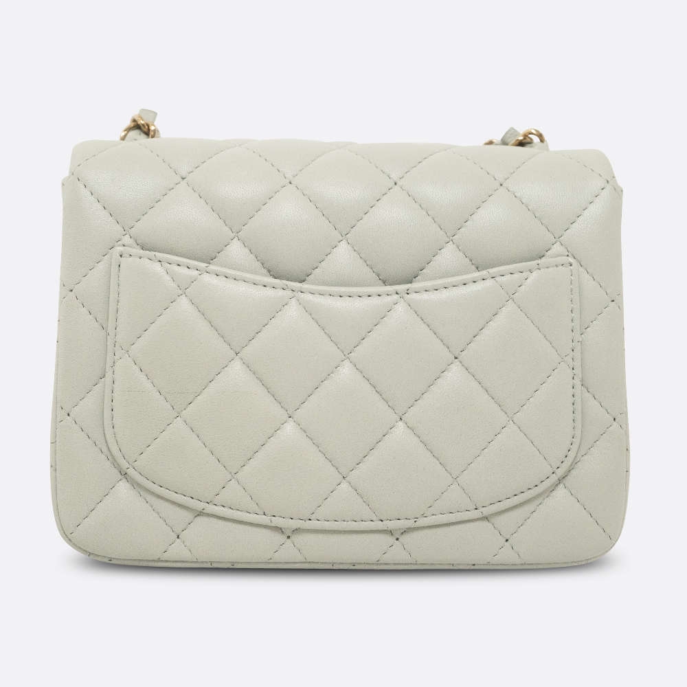 CHANEL-FLAPBAG-MINI-GRAY-LAMBSKIN-6883 back.jpg