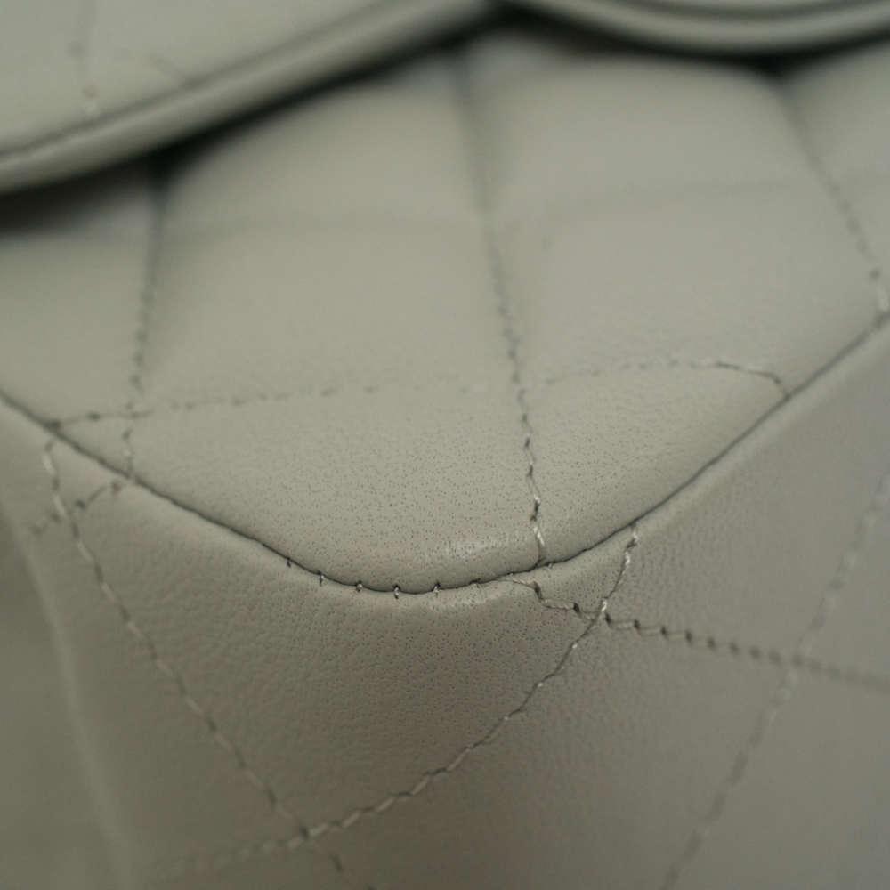 CHANEL-FLAPBAG-MINI-GRAY-LAMBSKIN-6883 corner1.jpg