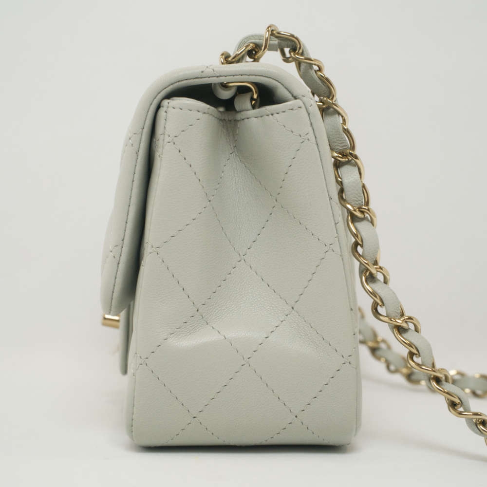 CHANEL-FLAPBAG-MINI-GRAY-LAMBSKIN-6883 side2.jpg