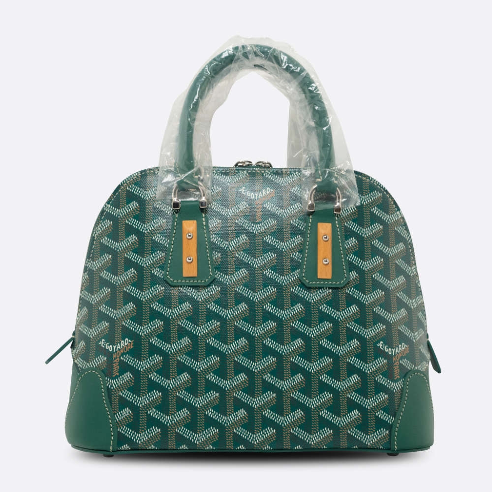 GOYARD-HANDBAG-MINI-GREEN-COATEDCANVAS-6957 back.jpg