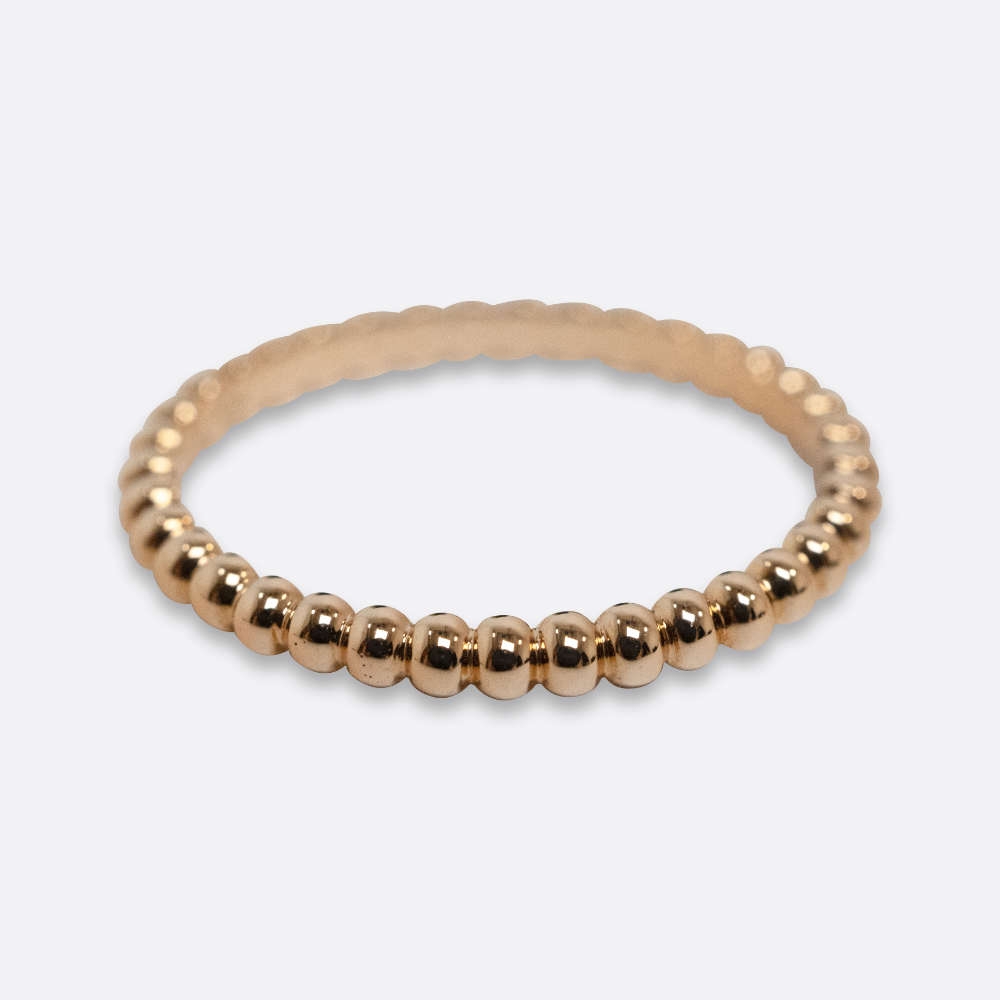 VAN CLEEF AND ARPELS RING 53 18K ROSE GOLD