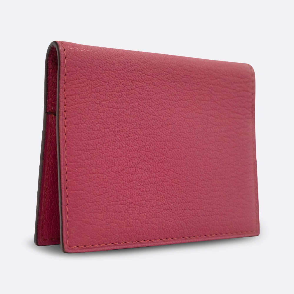HERMES MONEY CLIP PM FUSCHIA CHEVRE