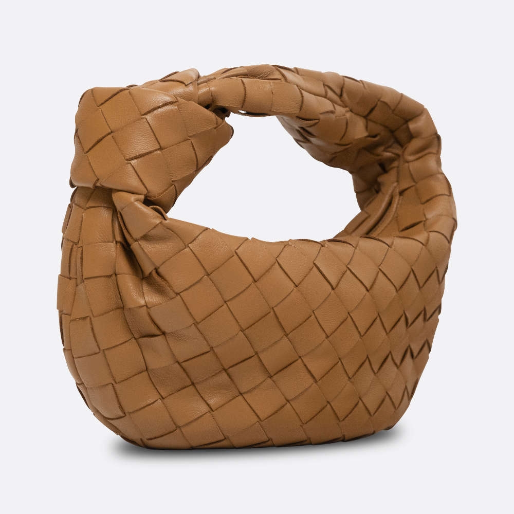 BOTTEGA VENETA JODIE MINI BROWN CALF