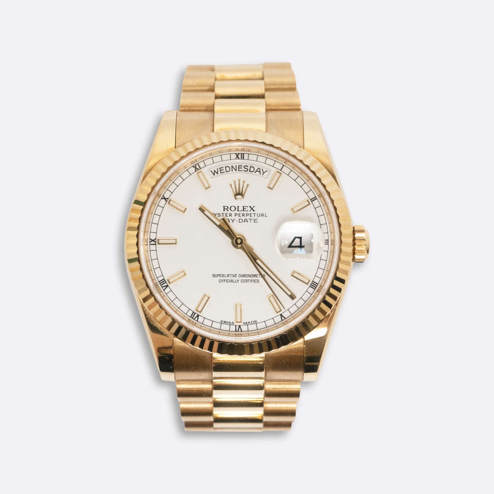 ROLEX DATEJUST 118238 36 YELLOW GOLD 18K GOLD
