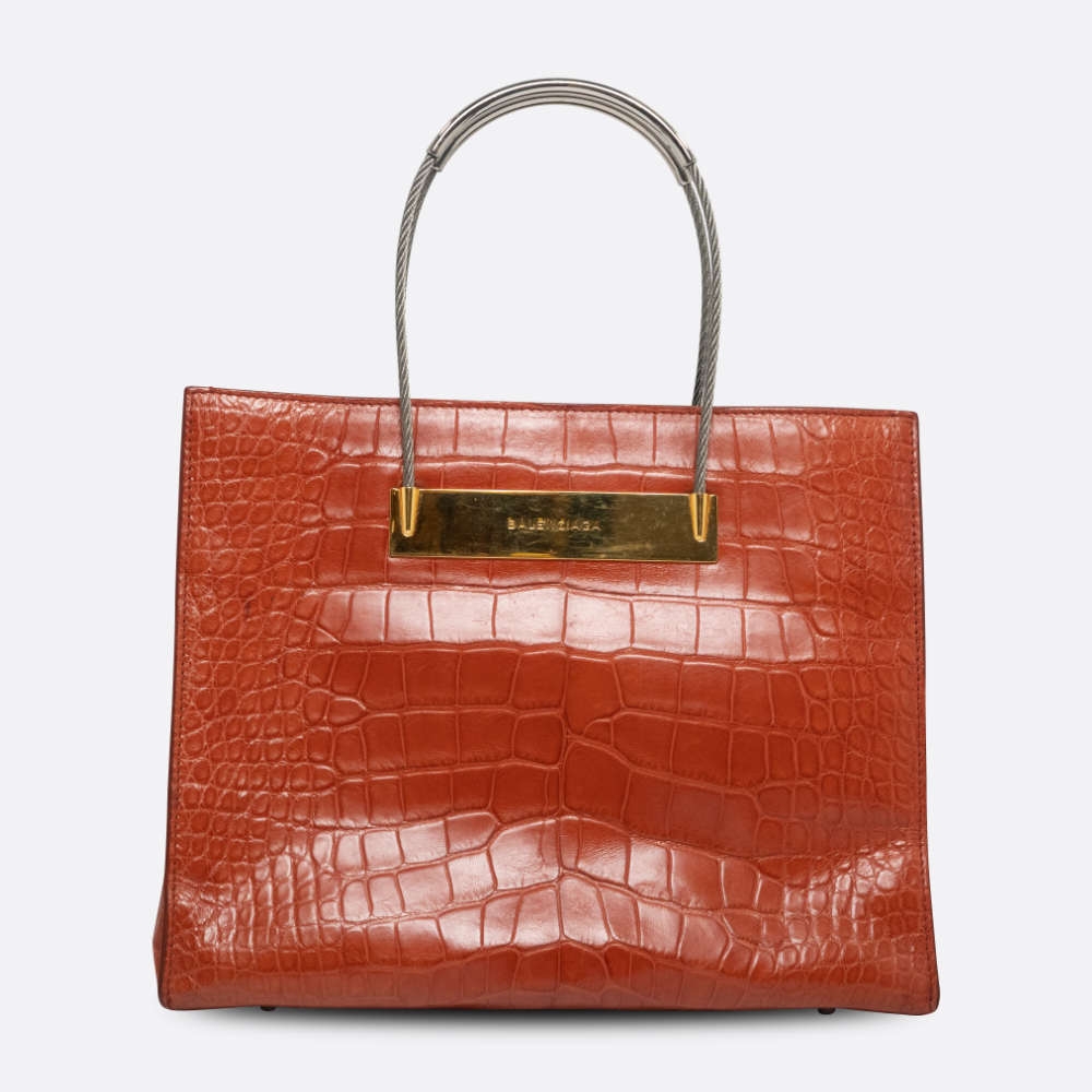BALENCIAGA-CABLETOTE-ORANGE-LEATHER-6958 front.jpg