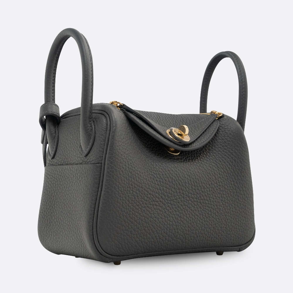 HERMES LINDY MINI ARDOISE CLEMENCE