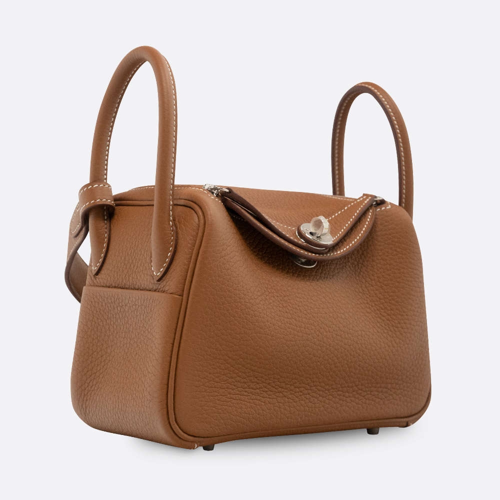 HERMES LINDY MINI GOLD CLEMENCE