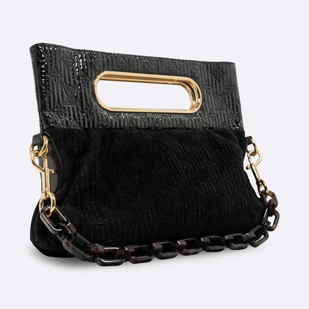 LOUIS VUITTON MOTARD BLACK SUEDE
