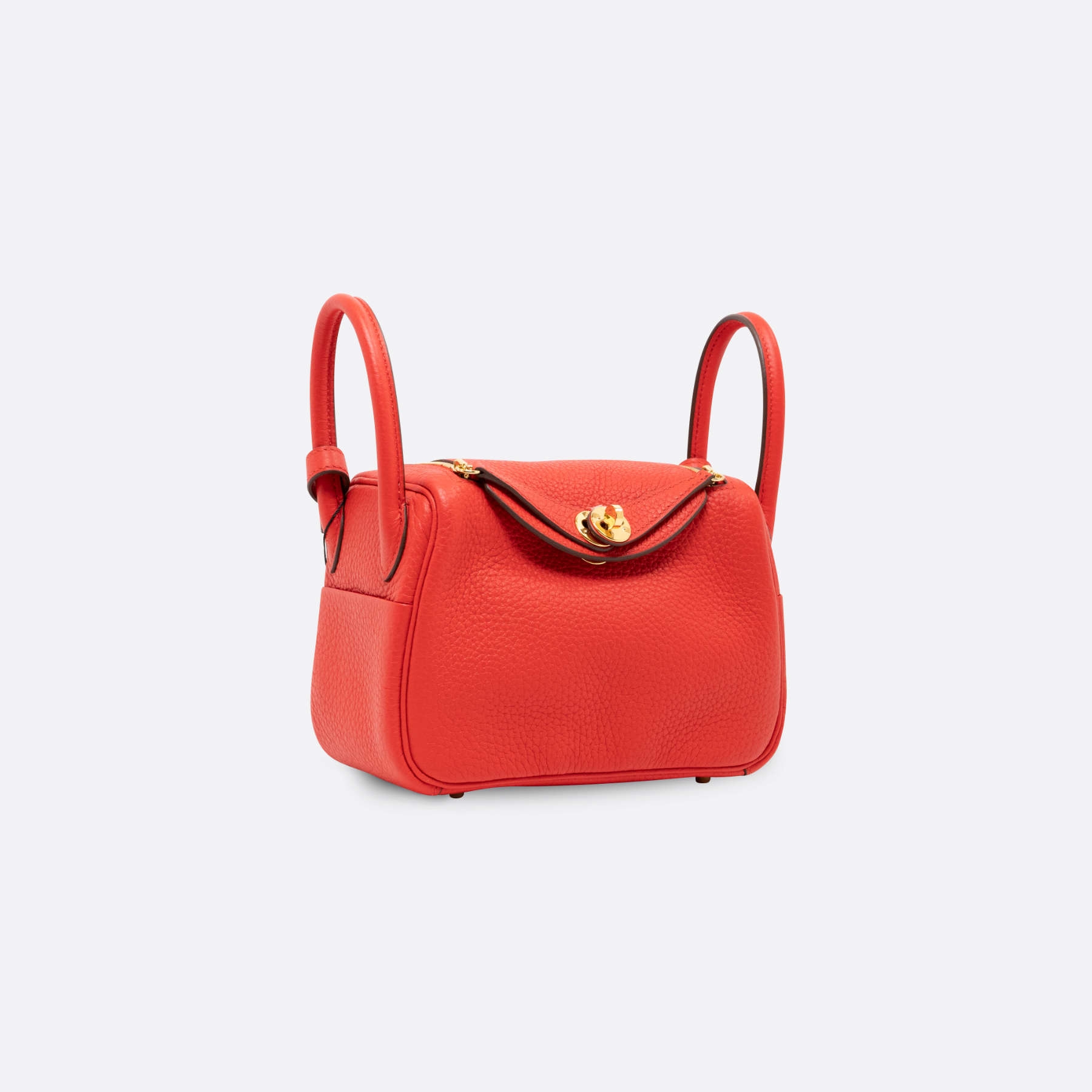 HERMES LINDY MINI ROUGE DE COEUR CLEMENCE